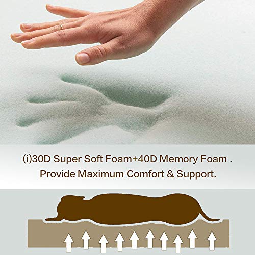 Orthopedic Dog Bed (50.0"L x 36.0"W x 10.0"Th / Chocolate)