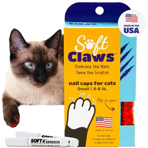 Nail Caps for Small Cats (Red / Small)