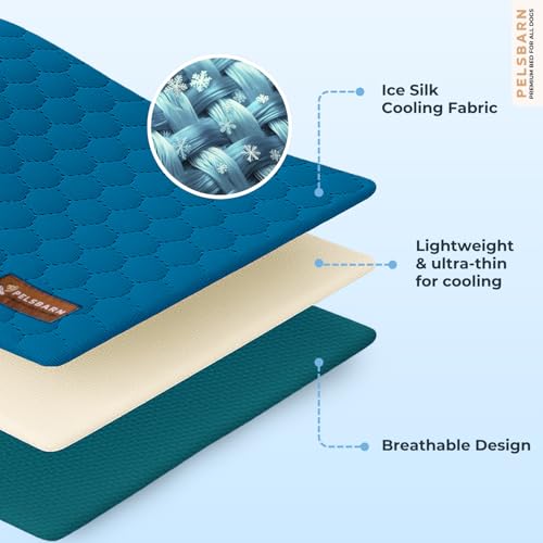 Dog Cooling Mat (Deep Blue / X-Large)