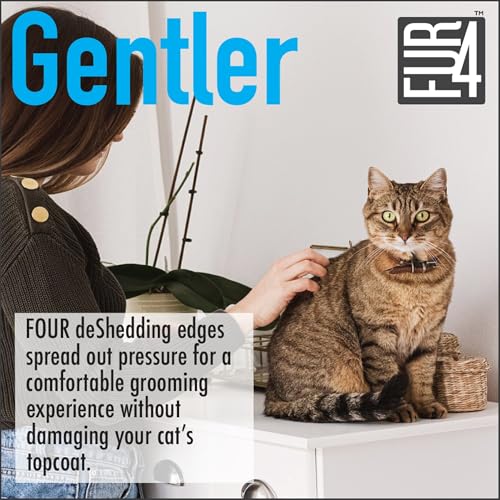 deShedding Cat Brush for Short Hair Cats (Short Hair)