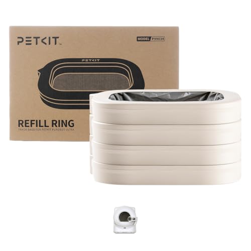 Trash Bag Refill Rings for Purobot Ultra Auto (Black)