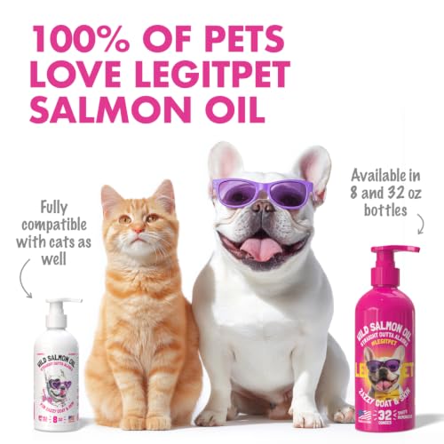 Wild Alaskan Salmon Oil for Dogs & Cats (32oz)
