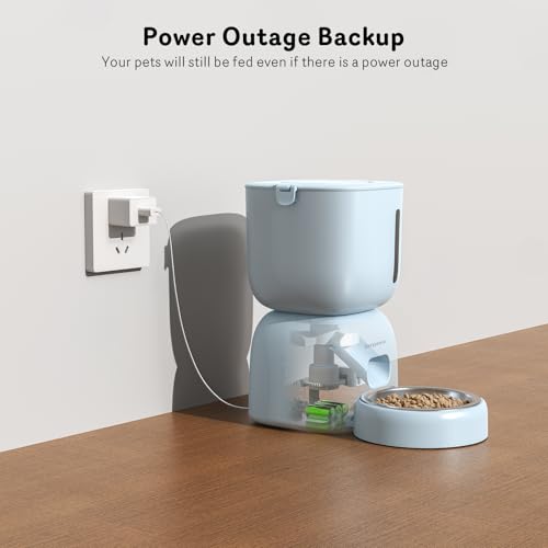 Automatic Cat Feeder and Water Dispenser FW1 (Blue)