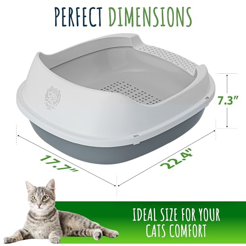 Sifting Cat Litter Box (Sifting Litter Box (No Litter Pellets) / Gray)