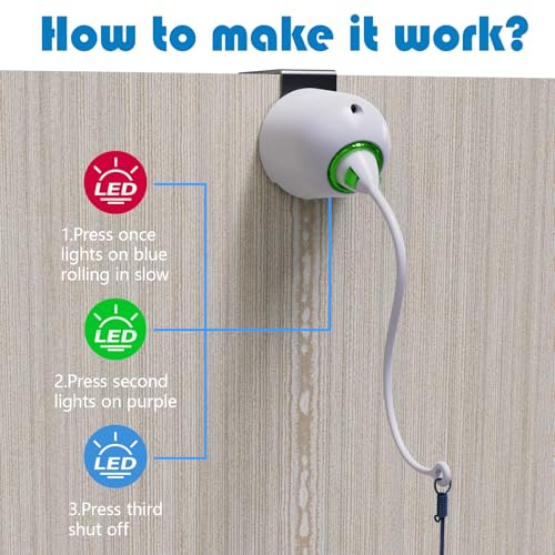 Cat Toys Hanging Door Electric and Moving Ball (white+ball)