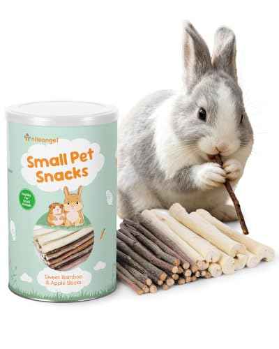 Natural Timothy Hay Sticks Timothy Molar Rod Apple Sticks for Rabbits