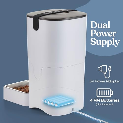 Smart Automatic Cat Feeder (White)