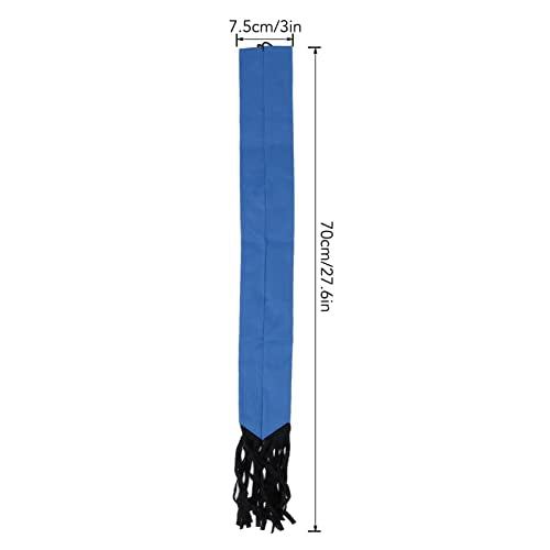 Non Woven Horse Tail Bag Breathable Protection for Braided Tails Keep and with Adjustable Drawstring for Equestrian Tack Storage (Blue)