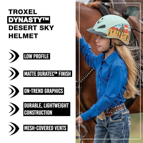 Dynasty Ultralight Horse Riding Helmet (Desert Sky / Medium)