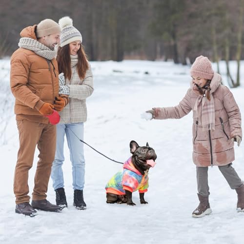 Tie Dye Dog Hoodie Sweaters for Small Medium Size Dogs Girls Boys (Small/Medium / Multi Pink)