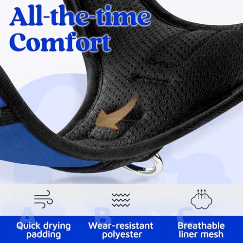 Dog Harness for Large (Royal Blue / X-Large)
