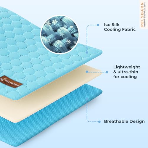 Dog Cooling Mat (Light Blue / Large)