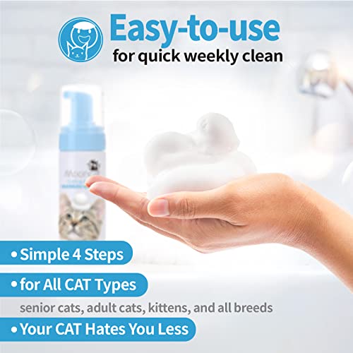 Long Hair Cat Shampoo & Grooming Brush Set