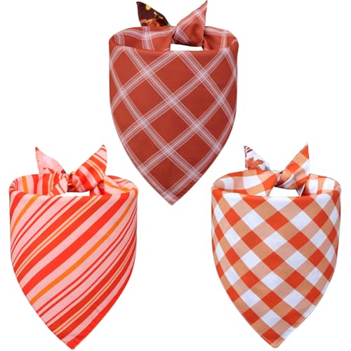 Fall Dog Bandanas Small 3PCS (thanksgiving / Small)