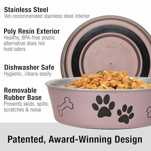 Bella Dog Bowls (Grape / Medium (20-35lbs))