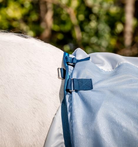 Amigo® Bug Rug Fly Sheet 0g (Azure Blue/Navy & Electric Blue / 60 inches)