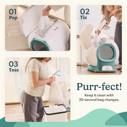 PurrTek Automatic Litter Box Self Cleaning 5GHz Wi