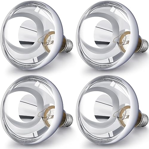 4 Pack Heat Lamp Bulbs 150 Watt (Silver)