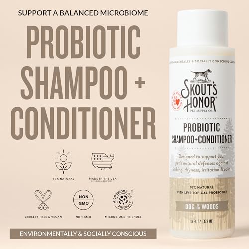 Probiotic Dog Shampoo and Conditioner