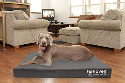 Water Resistant Cooling Gel Dog Bed for Large Dogs w