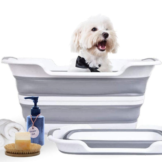 Dog Bath Tub with Water Drain Plug (Bathtub)