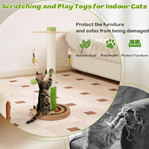 Cat Scratching Post (26 Inch Tall)