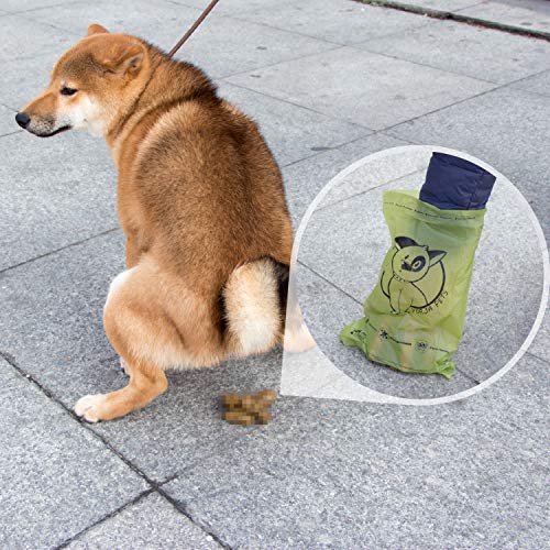 Dog Poop Bags Rolls with OK biobased Certified (1 Count (Pack of 360))