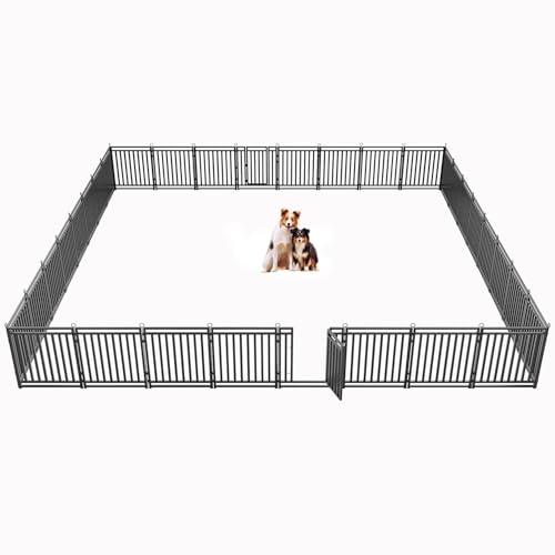Thickened Outdoor Dog Fence (32" Height / 32 Panels)