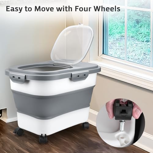 Rice Storage Containers (White)