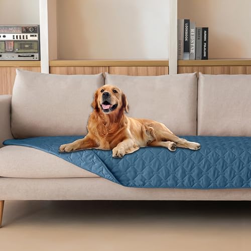 Waterproof Pet Couch Cover (30x80 Inch (Pack of 1) / Dark Blue)