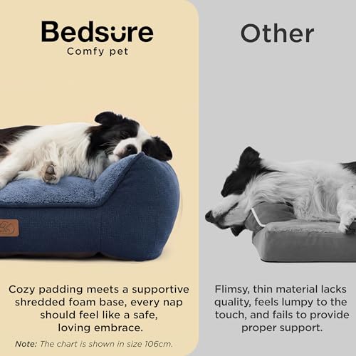 SupportMax® Extra Thick Orthopedic XL Dog Bed for Extra Large Dogs (Night Blue / 45"l X 32"w X 9.5"th)