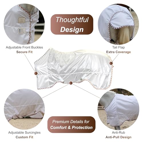 Breathable and UV Protective Tear (White - Curvy Fit / 69 in)