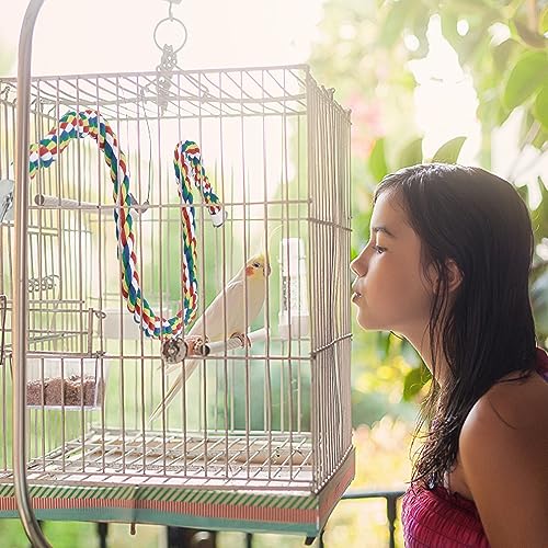 Bird Rope Perches Cage Climbing Accessories