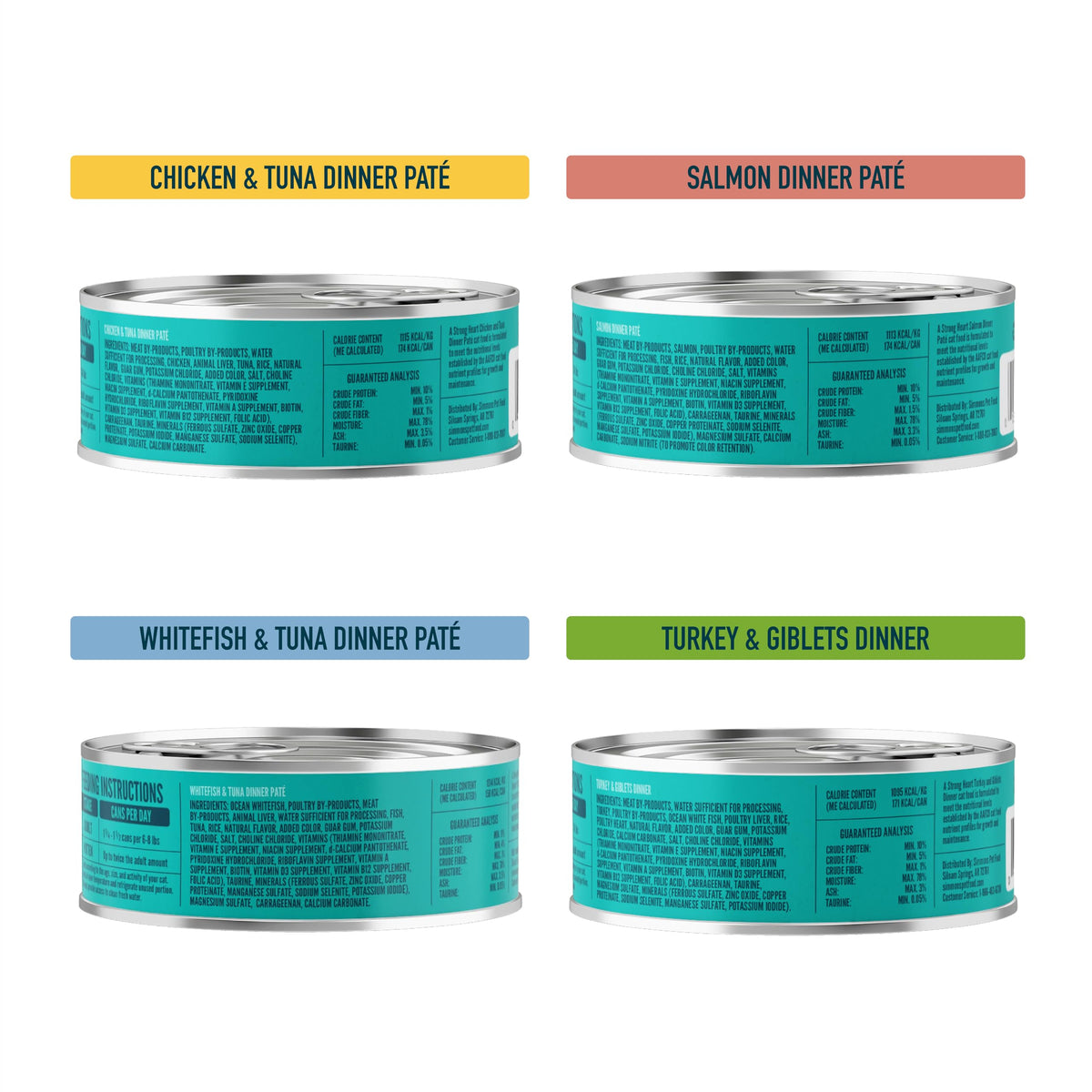 A Strong Heart Cat Food Variety Pack (5.5 Ounce (Pack of 32))