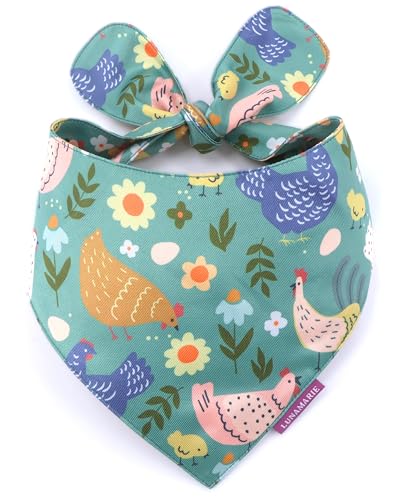 Luxury Pet Birthday Bandanas (Chicken Couture / Medium)