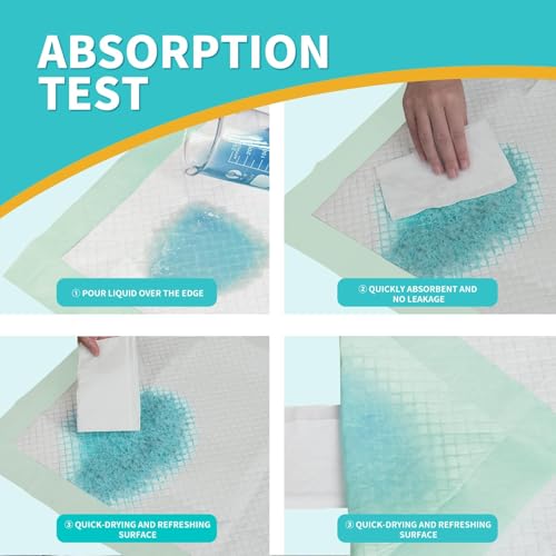 Extra Large Disposable Bed Pads 40"X36" Chucks Pads for Adult (40"x36"-20counts)