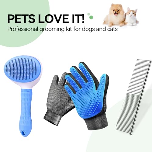 Dog & Cat Brush (4PCS-Blue)