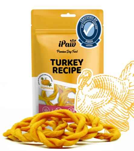 Turkey Dog Treats (3.5 Ounce (Pack of 1) / Pumpkin, Ring)