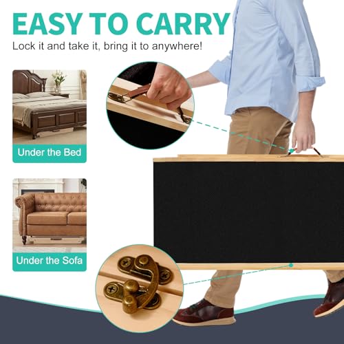 Dog Ramp for Bed & Couch (Wood / XL-for 31.4''H Bed)