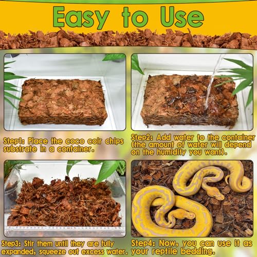 Organic 10LB Coconut Husk for Reptiles (10LB-1pack)
