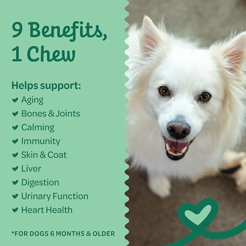 9-in-1 Multi-Benefit Daily Chew for Dogs, Chicken, 90 Count (6.3 OZ)