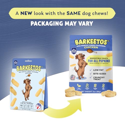Barkeetos Crunchy Cheesy Dog Snacks (3 Ounce (Pack of 1))