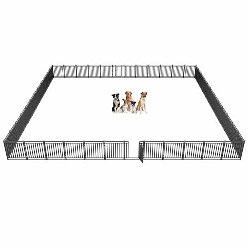 Thickened Outdoor Dog Fence (32" Height / 48 Panels)