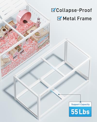 Hamster Cage 3.0 (39.3"L x 19.7"W x 20.4"H / White)