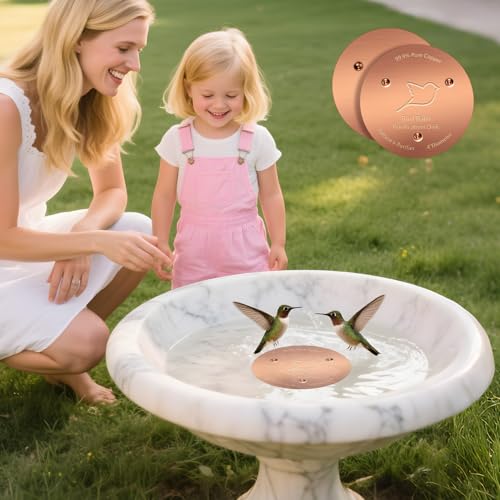 1 Pack Bird Bath Copper Disk (Copper/1PCS)