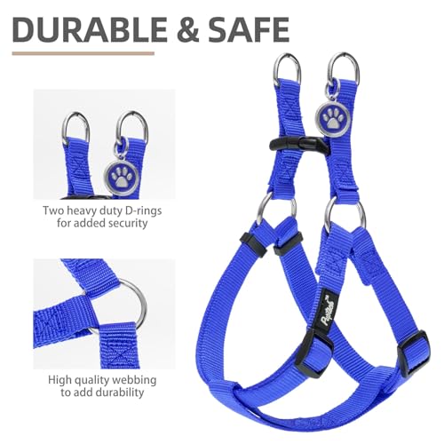 No Pull Dog Harness Medium Sized Step (Navy Blue / Medium)