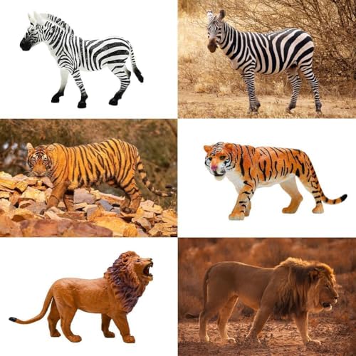 Safari Animals Figures Toys (Safari Animals Playset)