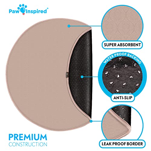Round Washable Pee Pads for Dogs (48" (2 pack))