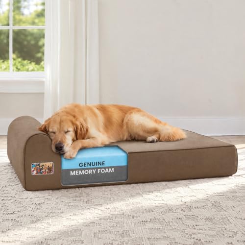 Orthopedic Dog Beds for Large Dogs (X-large / Brown)