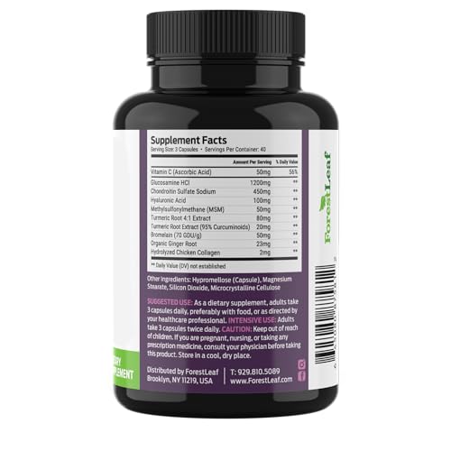 Glucosamine Chondroitin MSM Joint Supplement Complex